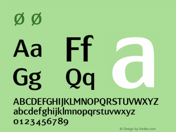 ø Macromedia Fontographer 4.1.5 13.06.2006 Font Sample