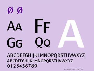 ø Macromedia Fontographer 4.1.5 13.06.2006 Font Sample