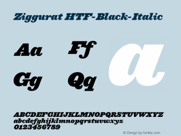 Ziggurat-HTF-Black-Italic 001.000图片样张