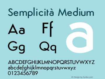 Semplicita-Medium Version 2.500图片样张