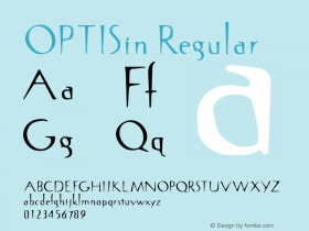 OPTISin-Regular 001.000图片样张