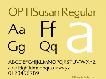 OPTISusan 001.000图片样张