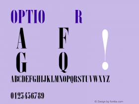 OPTIOcelot Version 1.001;PS 001.001;hotconv 1.0.56 Font Sample