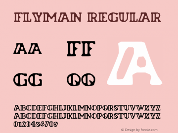 Flyman Regular 001.000 Font Sample
