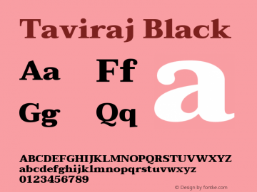 Taviraj-Black Version 1.000图片样张