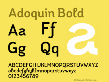 Adoquin-Bold Version 1.1图片样张