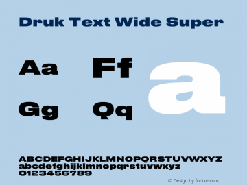 Druk Text Wide Super Version 1.001图片样张