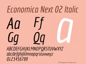 EconomicaNext02-Italic 图片样张