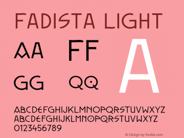 Fadista Light Version 2.000图片样张