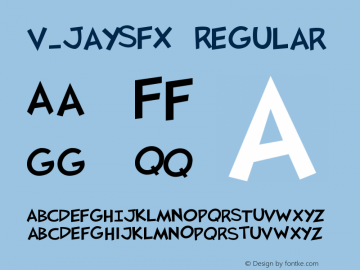 v_JaySFX  Font Sample