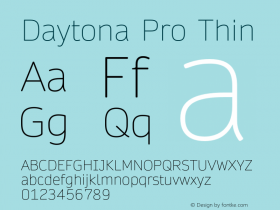 Daytona Pro Thin Version 1.00图片样张