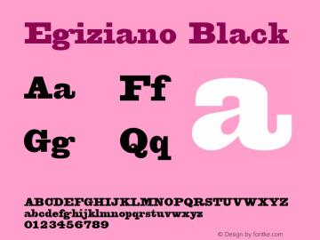 Egiziano Black Version 1.00图片样张