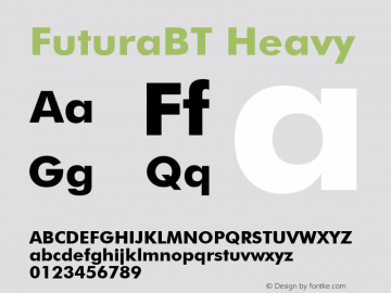 FuturaBT Heavy Version 3.10, build 19, s3图片样张