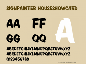 SignPainter HouseShowcard Version 001.000图片样张
