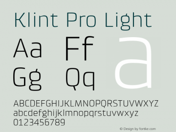 Klint Pro Light Version 1.00图片样张