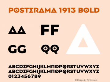 Posterama 1913 Bold Version 1.00图片样张