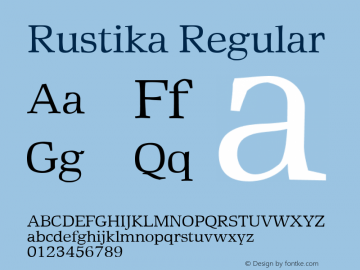 Rustika Version 1.00图片样张