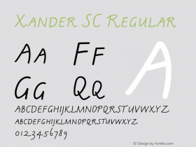 Xander SC Regular Version 1.00图片样张