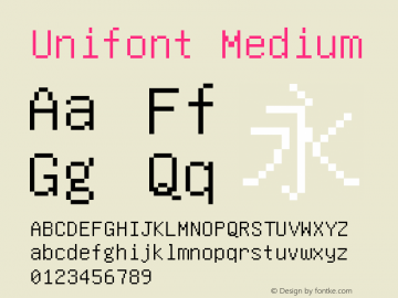 Unifont Version 10.0.07图片样张