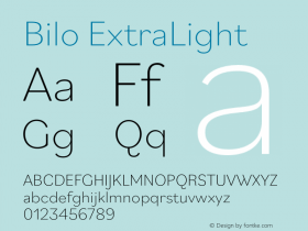 Bilo-ExtraLight Version 1.0 | wf-rip DC20180505图片样张