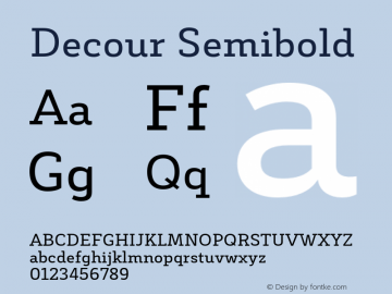 Decour-Semibold Version 1.000;PS 001.000;hotconv 1.0.70;makeotf.lib2.5.58329;com.myfonts.easy.latinotype.decour.semibold.wfkit2.version.4oQr图片样张