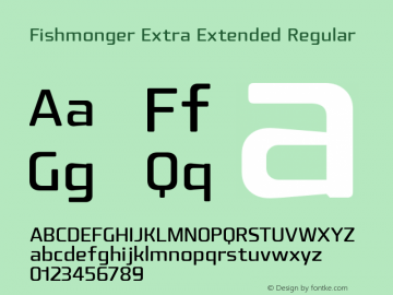 Fishmonger EER Version 2.000 Font Sample