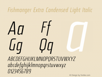 Fishmonger ECL Italic Version 2.000图片样张