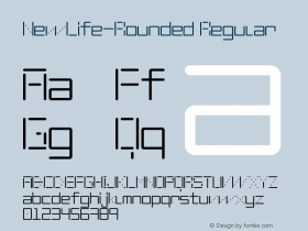 NewLife-Rounded Regular 1.0 Font Sample