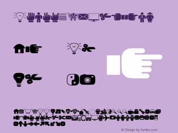 ☞Force Dingbats Version 1.000;com.myfonts.easy.outras.force.dingbats.wfkit2.version.3ehK Font Sample