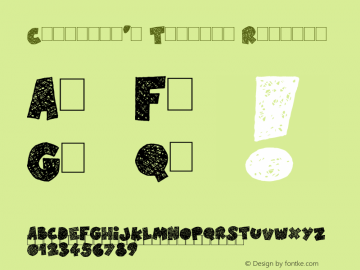 Children's Theater  Font Sample