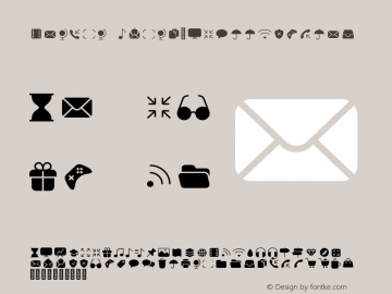 Panton Icons B Fill Regular Version 1.000图片样张