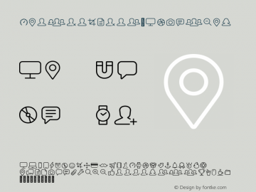 Panton Icons A Regular Version 1.000图片样张