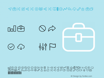 Panton Icons C Regular Version 1.000图片样张