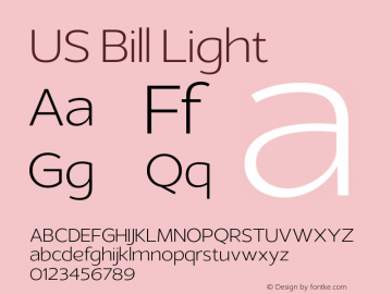 US Bill Light Version Version 1.000图片样张