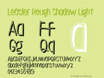 LeOsler Rough Shadow Light Version 1.000图片样张