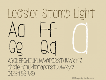 LeOsler-StampLight Version 1.000图片样张