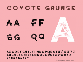 Coyote Grunge Version 1.000图片样张