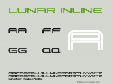 Lunar Inline Version 1.002;Fontself Maker 2.3.4图片样张