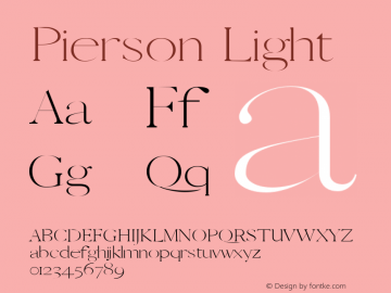 Pierson Light 0.1.0图片样张