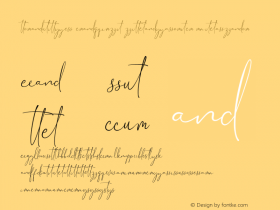 Grafity sample ligatures Version 1.00;July 13, 2018;FontCreator 11.5.0.2427 64-bit图片样张