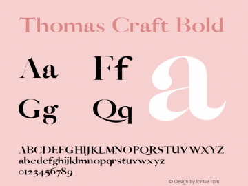 Thomas Craft Bold 0.1.0图片样张