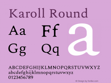 Karoll-Round 0.1.0图片样张