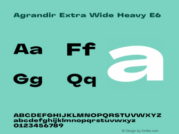 Agrandir Extra Wide Heavy E6 Version 1.000图片样张