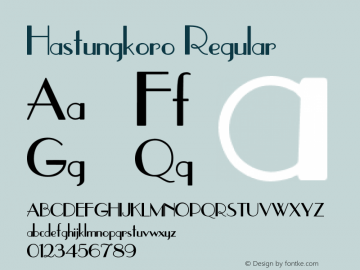 Hastungkoro Version 1.000图片样张