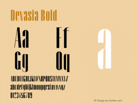 Devasia-Bold 0.1.0 Font Sample