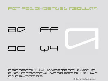 F37 F51 Extended Regular Version 1.000;PS 001.000;hotconv 1.0.88;makeotf.lib2.5.64775 Font Sample