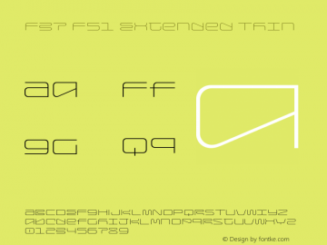 F37 F51 Extended Thin Version 1.000;PS 001.000;hotconv 1.0.88;makeotf.lib2.5.64775图片样张