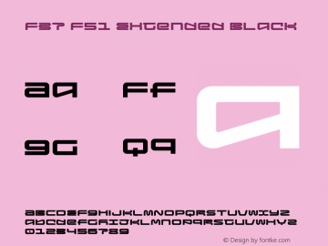 F37 F51 Extended Black Version 1.000;PS 001.000;hotconv 1.0.88;makeotf.lib2.5.64775图片样张