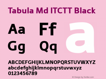 Tabula Md ITCTT Black Version 1.00图片样张