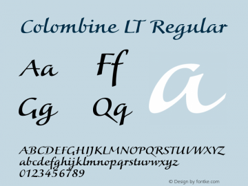 Colombine LT Medium Version 1.02;2005图片样张